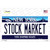 Stock Market New York Background Novelty Sticker Decal