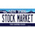 Stock Market New York Background Novelty Sticker Decal