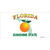 Florida State Background Novelty Sticker Decal