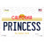 Princess California Novelty Sticker Decal