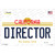 Director California Novelty Sticker Decal