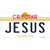 Jesus California Novelty Sticker Decal