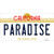 Paradise California Novelty Sticker Decal