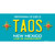 Taos Teal New Mexico Novelty Sticker Decal