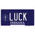 Luck Indiana State Novelty Sticker Decal