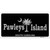 Pawleys Island Black Novelty Sticker Decal