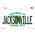 Jacksonville Florida Novelty Sticker Decal