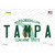 Tampa Florida Novelty Sticker Decal
