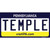 Temple Pennsylvania State Novelty Sticker Decal
