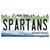 Spartans Michigan Novelty Sticker Decal