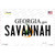 Savannah Georgia Novelty Sticker Decal
