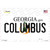 Columbus Georgia Novelty Sticker Decal