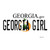 Georgia Girl Georgia Novelty Sticker Decal