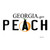 Peach Georgia Novelty Sticker Decal