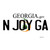 N Joy Ga Georgia Novelty Sticker Decal