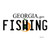 Fishing Georgia Novelty Sticker Decal