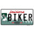 Biker Louisiana Novelty Sticker Decal