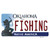 Fishing Oklahoma Novelty Sticker Decal