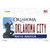 Oklahoma City Oklahoma Novelty Sticker Decal