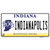 Indianapolis Indiana Novelty Sticker Decal