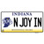 N Joy Indiana Novelty Sticker Decal