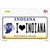 I Love Indiana Novelty Sticker Decal