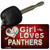 This Girl Loves Her Panthers Novelty Metal Key Chain KC-8449