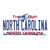 North Carolina Background Novelty Sticker Decal