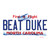 Beat Duke North Carolina Novelty Sticker Decal