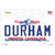 Durham North Carolina Novelty Sticker Decal