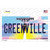 Greenville Mississippi Novelty Sticker Decal