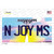 N Joy Mississippi Novelty Sticker Decal