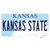 Kansas State Novelty Sticker Decal