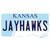 Jayhawks Kansas Novelty Sticker Decal