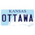 Ottawa Kansas Novelty Sticker Decal