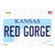 Red Gorge Kansas Novelty Sticker Decal