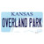 Overland Park Kansas Novelty Sticker Decal