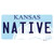 Native Kansas Novelty Sticker Decal