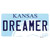 Dreamer Kansas Novelty Sticker Decal