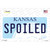 Spoiled Kansas Novelty Sticker Decal