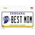 Best Mom Indiana Novelty Sticker Decal