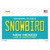 Snowbird New Mexico Novelty Sticker Decal