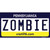 Zombie Pennsylvania State Novelty Sticker Decal