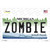 Zombie Michigan Novelty Sticker Decal