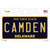 Camden Delaware Novelty Sticker Decal