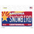 Arizona Centennial Snowbird Novelty Sticker Decal