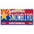 Arizona Centennial Snowbird Novelty Sticker Decal