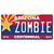 Arizona Centennial Zombie Novelty Sticker Decal