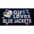 This Girl Loves Her Blue Jackets Novelty Metal License Plate