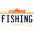 Fishing California Novelty Sticker Decal